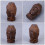 3St Boeddha Sakyamuni Bruin Decoratief 4