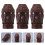3St Boeddha Sakyamuni Bruin Decoratief 10
