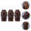 3St Boeddha Sakyamuni Bruin Decoratief 11