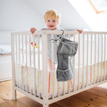Grijze Polyester Bedhangende Luiertas Opbergzak Ouders