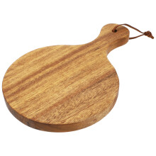 1Natuurlijke Serveerplaat Voor Pizza, Steak En Brood, Chocolade