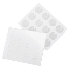 2St Flexibele Silicone Mal Constellaties Voor DIY Hangers Wit