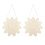 2St Deurhanger Blanke DIY Decoratieve Houtplaat 1