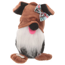 1St Grijs Hondje Pop Schattig Voor Kinder Decor
