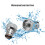 4St Female Adapter Bnc Sma Voor Wi-Fi En Intercom 6
