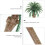 12St Kunstboom Miniatuur Groen Realistisch Decor 6