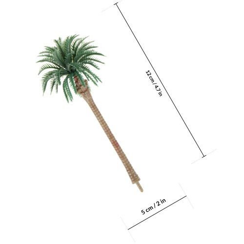 12St Kunstboom Miniatuur Groen Realistisch Decor 1