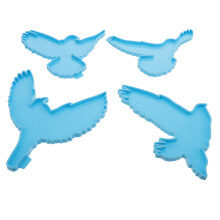 4St Recyclebare Silicone Mallen Voor Creatieve Wanddecoratie