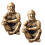 2St Messing Bodhidharma Boeddha Ornament Voor 1
