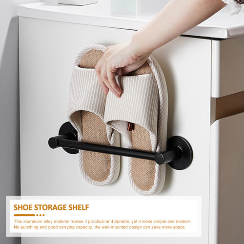 1Perforation Free Wall Rack, Compact En Robuust Aluminium Organizer 2
