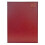 2027 A4 Diary Hardback Day a Page Split Sat/Sun 3188 - Red 1