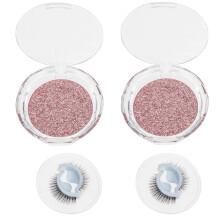 2Paren Herbruikbare Nepwimpers Zwart Voor Make-Up En Party Accessoires