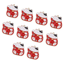 10St Kat Geluksbedels Rood Alloy Voor Creatief Sieraden