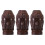 3St Boeddha Sakyamuni Bruin Decoratief 7