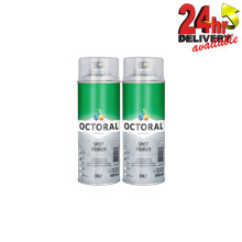 Octoral Spot Primer 1K Aerosol Spray Can Mid Grey 400ml PA7 Quick Drying x2
