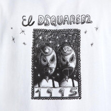 (3XL, White) DSquared2 Mens Cartoon T-Shirt