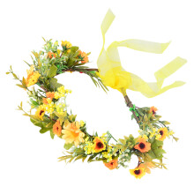 1Floral Headband Voor Bruiloft En Thuisgebruik in Stof
