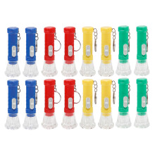 16St Draagbare Mini Zaklamp Plastic Met Ophangdecoratie