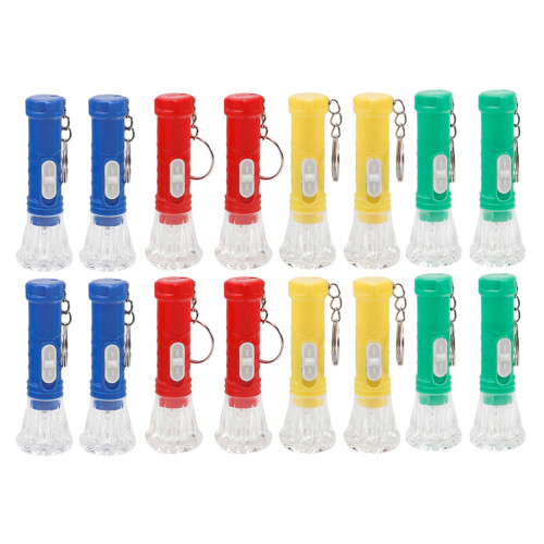 16St Draagbare Mini Zaklamp Plastic Met Ophangdecoratie