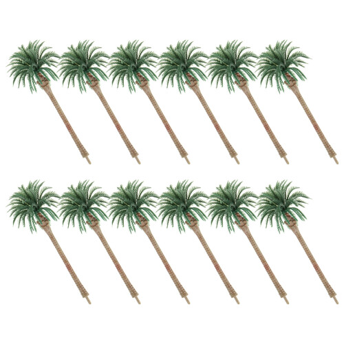 12St Kunstboom Miniatuur Groen Realistisch Decor