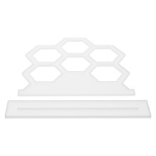 1Set Hexagon Silicone Mal Voor DIY Oorbelhouder & Creatieve Ambachten