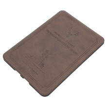 1St E-Book Reader Cover in Koffiekleur Met Waterdichte Tpu Coating