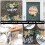 3 Sets Schild Welkom Decoratief Opknoping 3