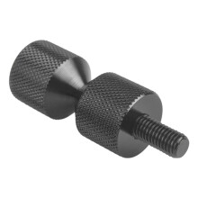 8 Pezzi Flangia In Alluminio Perni A Due Fori Perni di Allineamento A Due Fori da 1-1/8 Pollici e Flangia Staccabile da 1-5/8 Pollici Nero