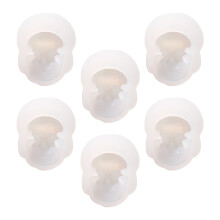6St Siliconen Kop Kralen Mallen DIY Sieraden Wit