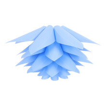 1Creatieve Blauwe Lotusvorm Lampenkap Voor Plafondlamp