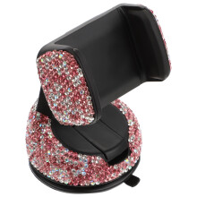 1Set Compacte Roze Auto Mobiele Telefoonhouder Met Veiligheidsslot