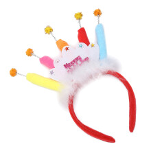 Verjaardag Haarband Kind Kleurig Stoffen Feestdecoratie