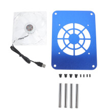 1Set Router Koelventilator USB Met Radiator Ventilator Metaal