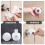 5St Kindveilige Deurknopcovers Met Geluidsdemping Wit 6