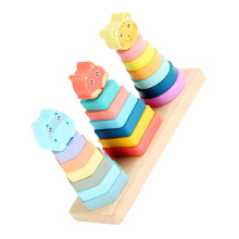 1Set Infant Sorting Toy Stapelaar Voor Motorische Vaardigheden