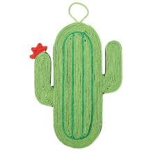 krabpaal kat kitten sisal mat met hangend touw