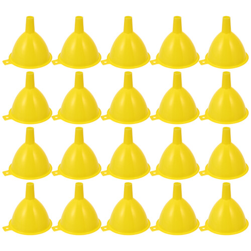 25St Multi-Inzetbare Plastic Keukentrechter Voor Gele Mini