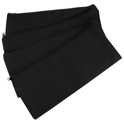 4St Draagbare Bbq Tas Canvas En Nylon Zwart