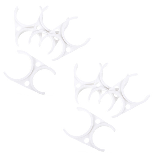 10St Witte Plastic Clips Voor Thuis, Duurzame Fixatie