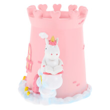 1X Roze Resin Eenhoorn Pennenhouder Organizer Stijlvol