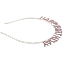 1Party Haarband Van Legering Met Opvallende Roze Decor