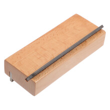 1St Guitar Fret Bevel File Esdoornhout Koolstofstaal Lichtbruin