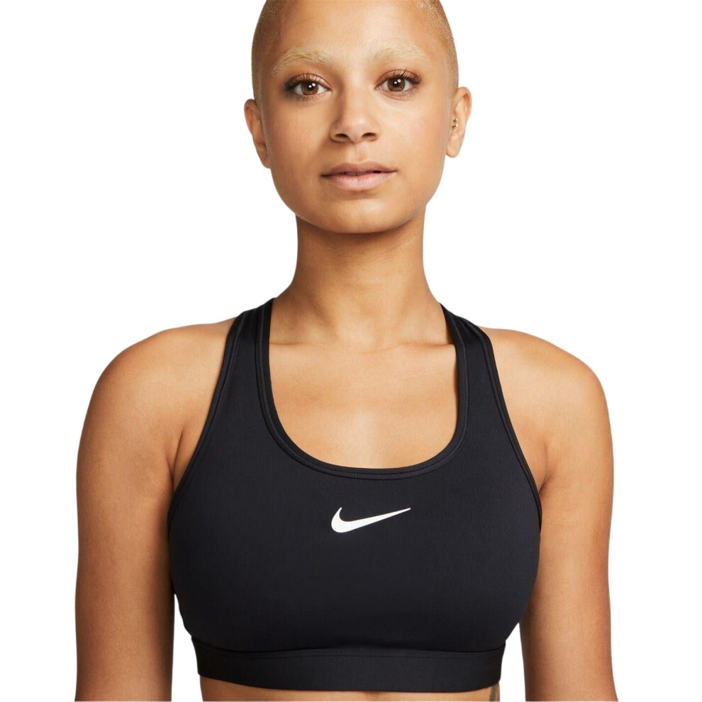 Nike (10 Uk, Black) Womens/Ladies Medium Support Sports Bra