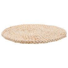 1St Dikke Woven Tatami Zitkussen Beige Duurzaam Voor Yoga En Wonen
