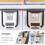 1St Keukenafvalbak Hangend Met Opvouwbaar Design En Wit 3