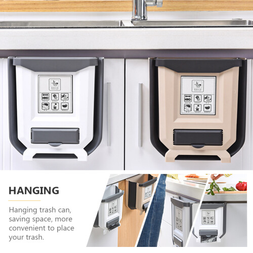 1St Keukenafvalbak Hangend Met Opvouwbaar Design En Wit 2
