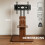 2 Tier Adjustable TV Floor Stand with 2 Shelves 6