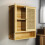 Bamboo Bathroom Wall-Mounted Storage Cabinet Organiser 2