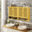 Bamboo Bathroom Wall-Mounted Storage Cabinet Organiser 7