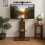 2 Tier Adjustable TV Floor Stand with 2 Shelves 5